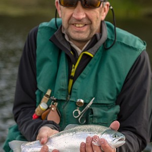 Derek with a pale 'Blue'